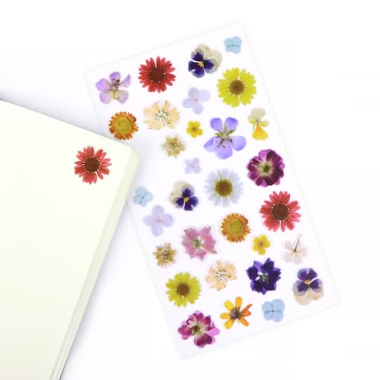 12 Pack: Dried Flower Stickers by Recollections™